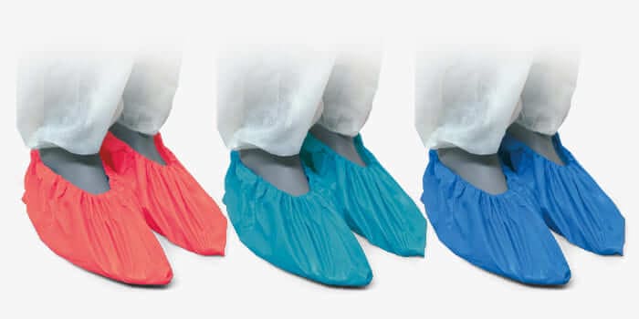 Blue Polyethylene Shoe Covers REF.DF01BB