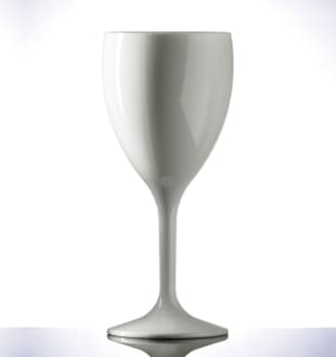 vaso de policarbonato blanca